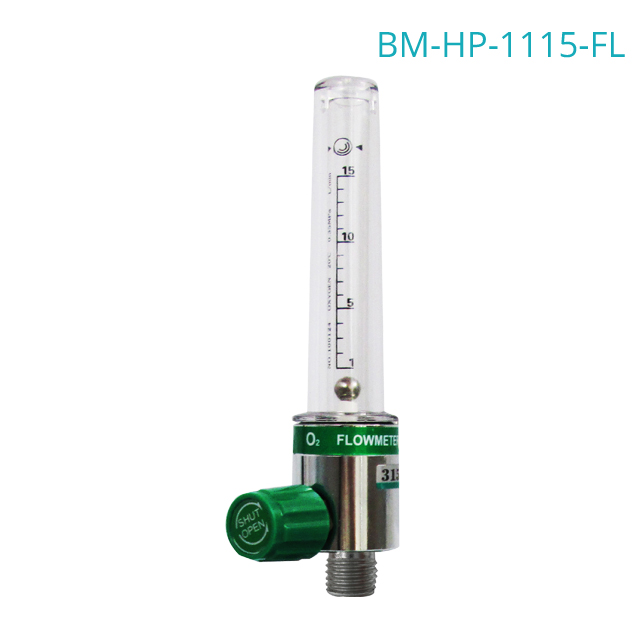  Oxygen regulator used in oxygen flowmeter with the humidifier