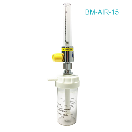  Air series dual medical air therapy of air flowmeter with the humidifier bottle